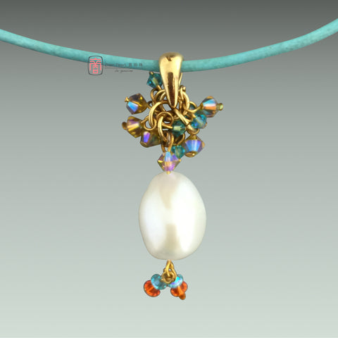 Chic (turquoise/orange) 時尚 (土耳其藍/桔)